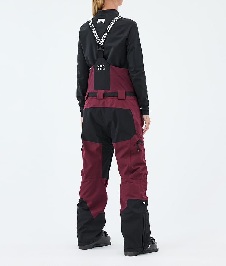Montec Dozer W Skibukse Dame Burgundy/Black, Image 4 of 7