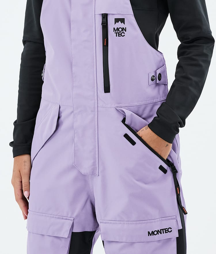 Montec Fawk W Snowboardbukse Dame Faded Violet/Black/Burgundy, Bilde 5 av 7