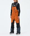 Montec Fawk W Snowboardbukse Dame Burned Orange/Black/Metal Blue