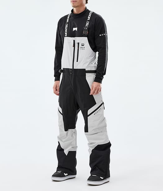 Montec Dozer Snowboardbukse Herre Light Grey/Black