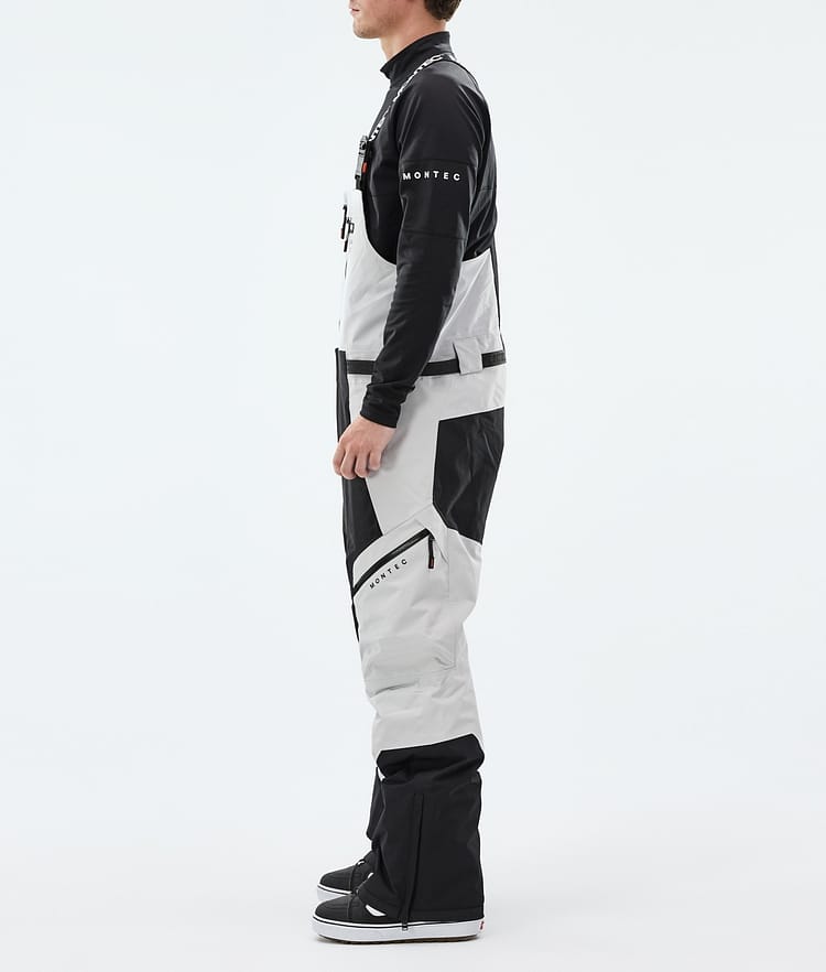 Montec Dozer Snowboardbukse Herre Light Grey/Black, Image 2 of 6