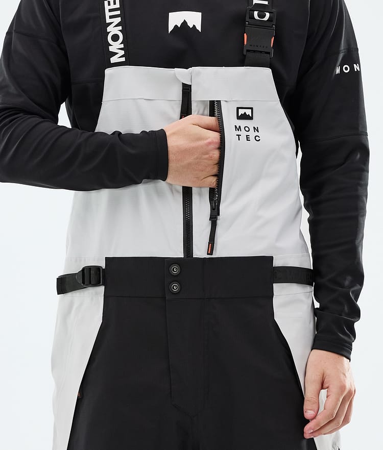Montec Dozer Snowboardbukse Herre Light Grey/Black, Image 5 of 6