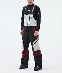 Montec Dozer Skibukse Herre Light Grey/Black/Burgundy