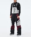 Montec Dozer Snowboardbukse Herre Light Grey/Black/Burgundy