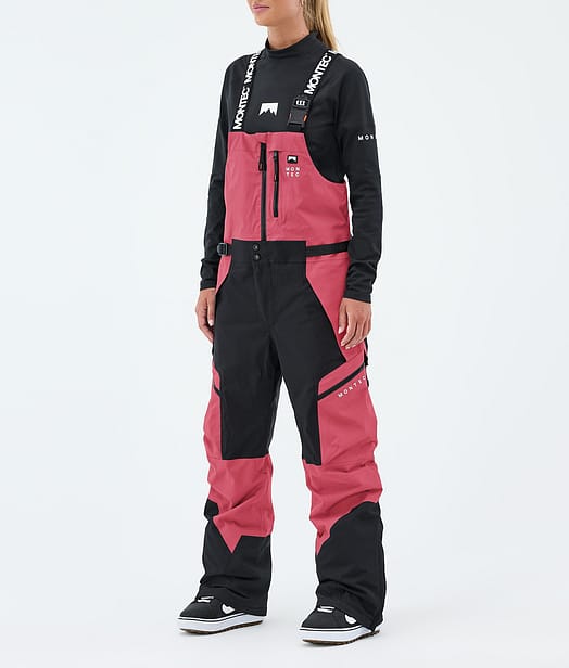 Montec Dozer W Snowboardbukse Dame Light Red/Black