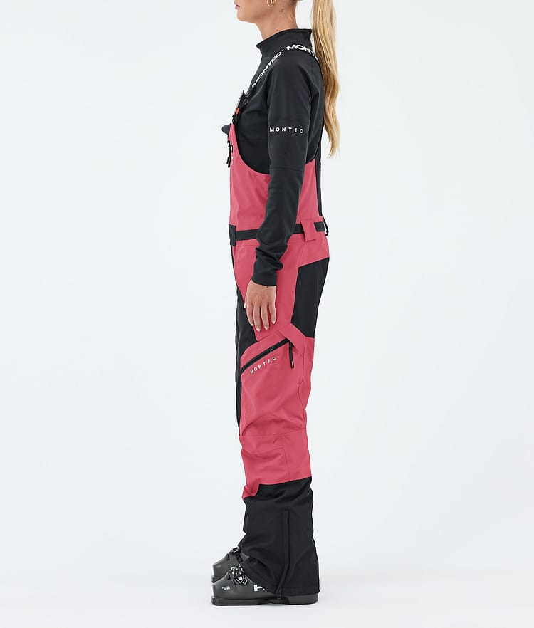 Montec Dozer W Skibukse Dame Light Red/Black, Image 3 of 7