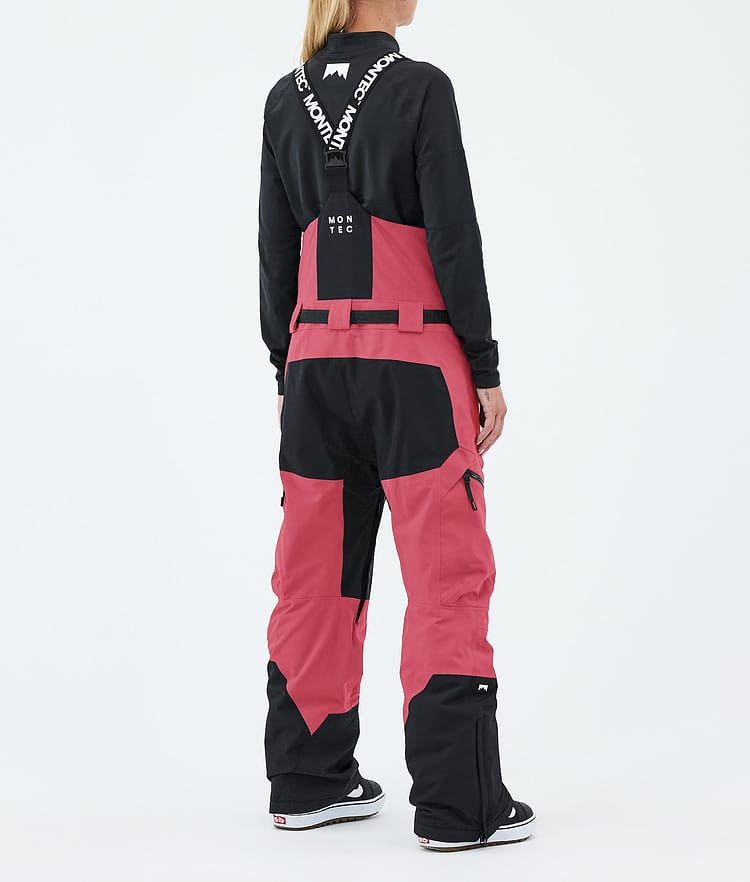 Montec Dozer W Snowboardbukse Dame Light Red/Black, Image 4 of 7