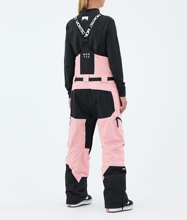 Montec Dozer W Snowboardbukse Dame Soft Pink/Black, Image 4 of 7
