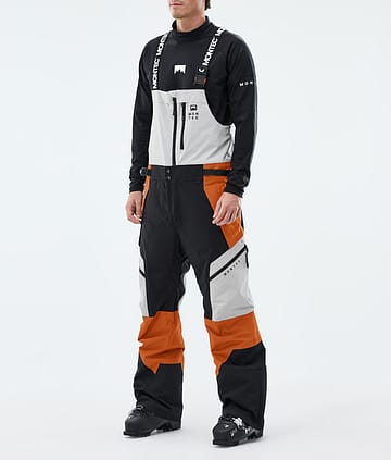 Montec Dozer Skibukse Light Grey/Black/Burned Orange