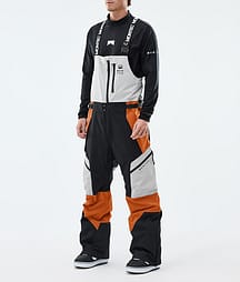 Montec Dozer Snowboardbukse Herre Light Grey/Black/Burned Orange