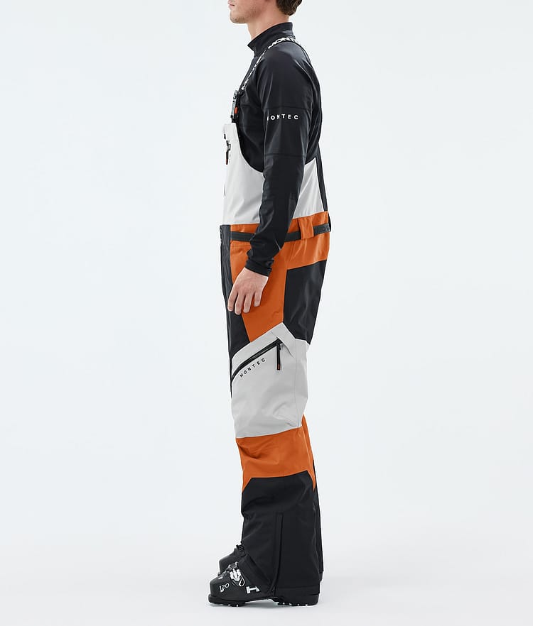 Montec Dozer Skibukse Herre Light Grey/Black/Burned Orange, Image 2 of 6