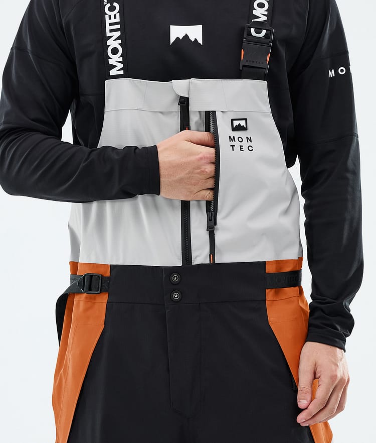 Montec Dozer Skibukse Herre Light Grey/Black/Burned Orange, Image 5 of 6
