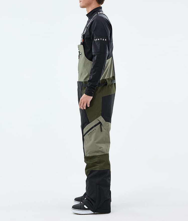 Montec Dozer Snowboardbukse Herre Greenish/Black/Olive Green, Image 2 of 6