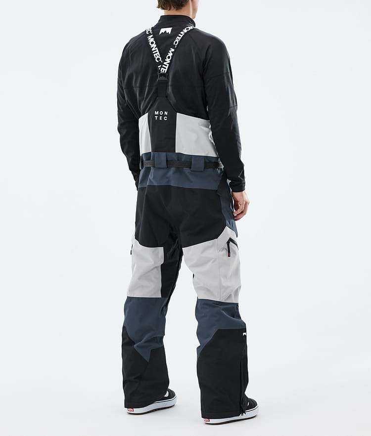 Montec Dozer Snowboardbukse Herre Light Grey/Black/Metal Blue, Image 3 of 6