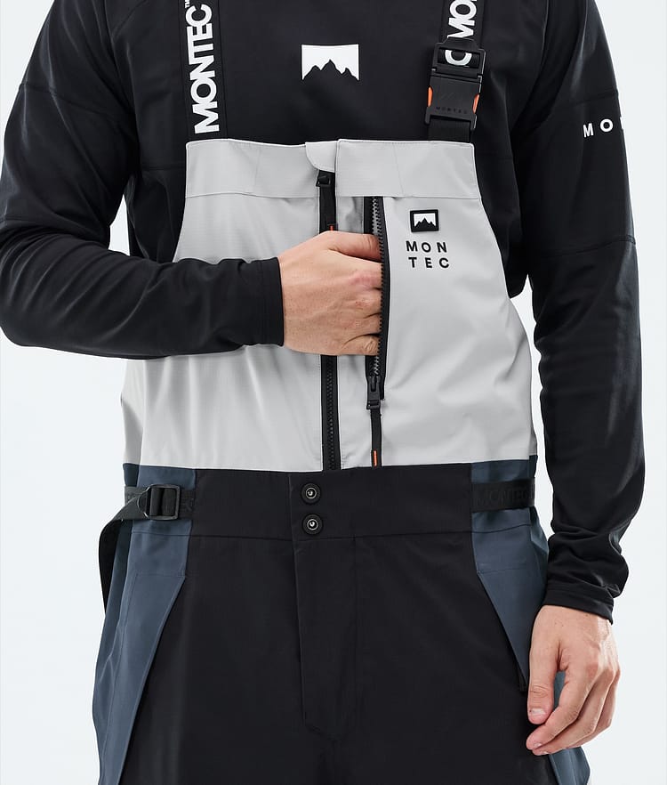Montec Dozer Skibukse Herre Light Grey/Black/Metal Blue, Image 5 of 6