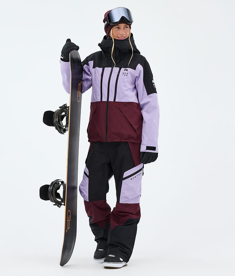 Montec Dozer W Snowboardbukse Dame Faded Violet/Black/Burgundy, Image 2 of 7