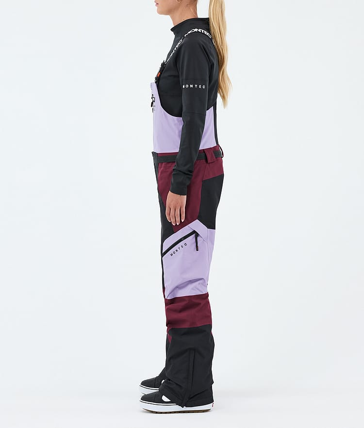 Montec Dozer W Snowboardbukse Dame Faded Violet/Black/Burgundy, Image 3 of 7