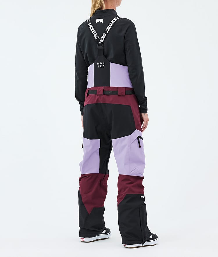 Montec Dozer W Snowboardbukse Dame Faded Violet/Black/Burgundy, Image 4 of 7