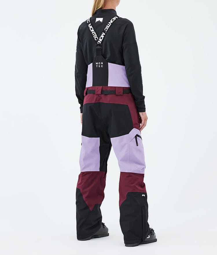 Montec Dozer W Skibukse Dame Faded Violet/Black/Burgundy, Image 4 of 7