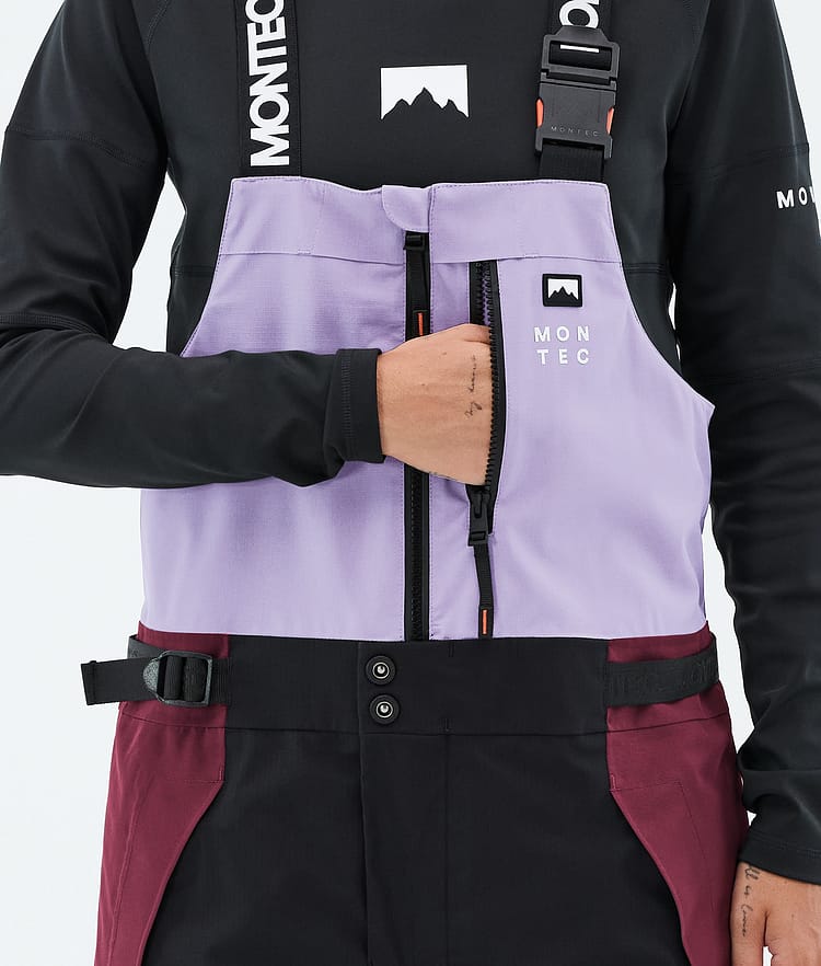 Montec Dozer W Skibukse Dame Faded Violet/Black/Burgundy, Image 6 of 7