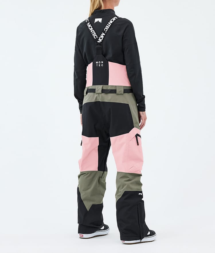 Montec Dozer W Snowboardbukse Dame Soft Pink/Greenish/Black, Image 4 of 7