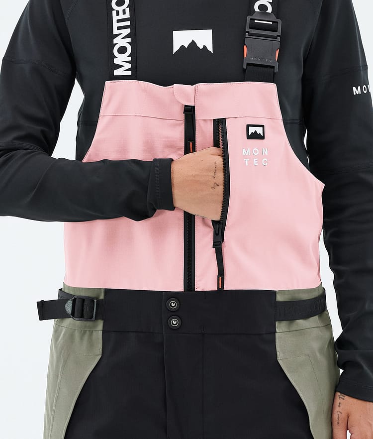 Montec Dozer W Skibukse Dame Soft Pink/Greenish/Black, Image 6 of 7