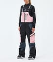 Montec Dozer W Snowboardbukse Dame Soft Pink/Black/Metal Blue
