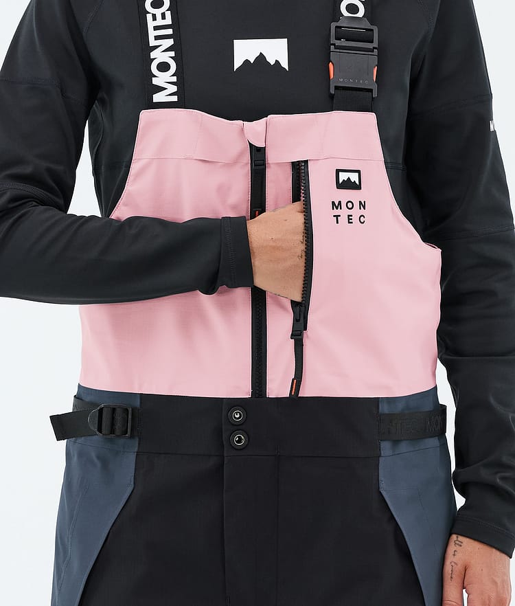Montec Dozer W Snowboardbukse Dame Soft Pink/Black/Metal Blue, Image 6 of 7