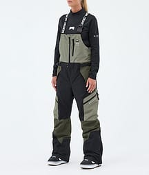 Montec Dozer W Snowboardbukse Dame Greenish/Black/Olive Green