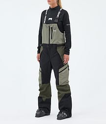 Montec Dozer W Skibukse Dame Greenish/Black/Olive Green