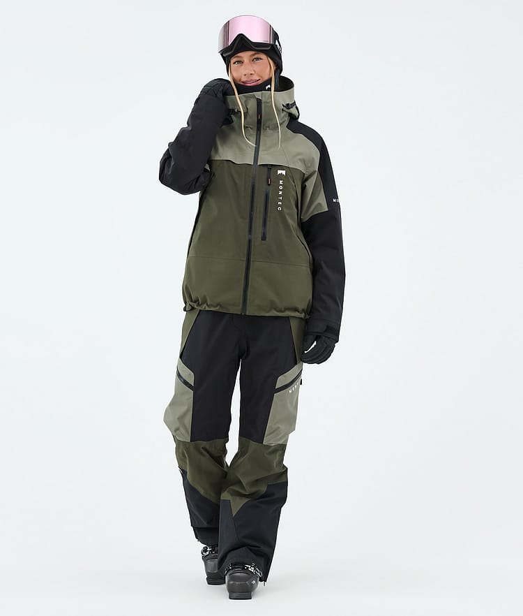 Montec Dozer W Skibukse Dame Greenish/Black/Olive Green, Image 2 of 7