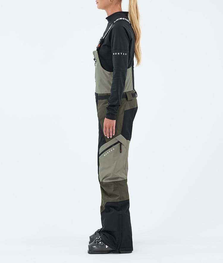 Montec Dozer W Skibukse Dame Greenish/Black/Olive Green, Image 3 of 7