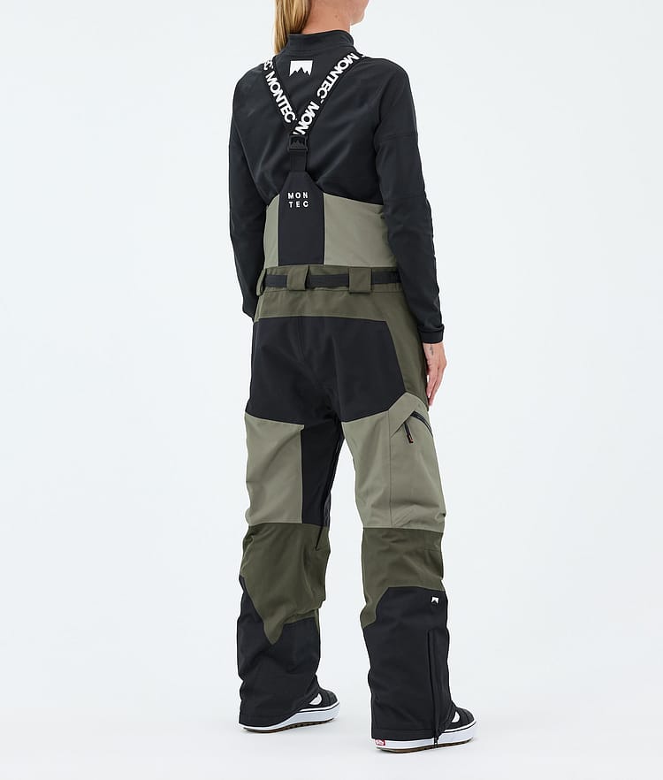 Montec Dozer W Snowboardbukse Dame Greenish/Black/Olive Green, Image 4 of 7