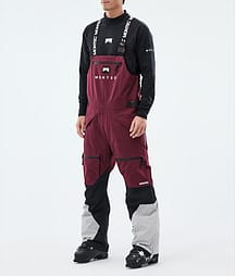 Montec Arch Skibukse Herre Burgundy/Black/Light Grey