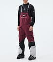 Montec Arch Skibukse Herre Burgundy/Black/Light Grey