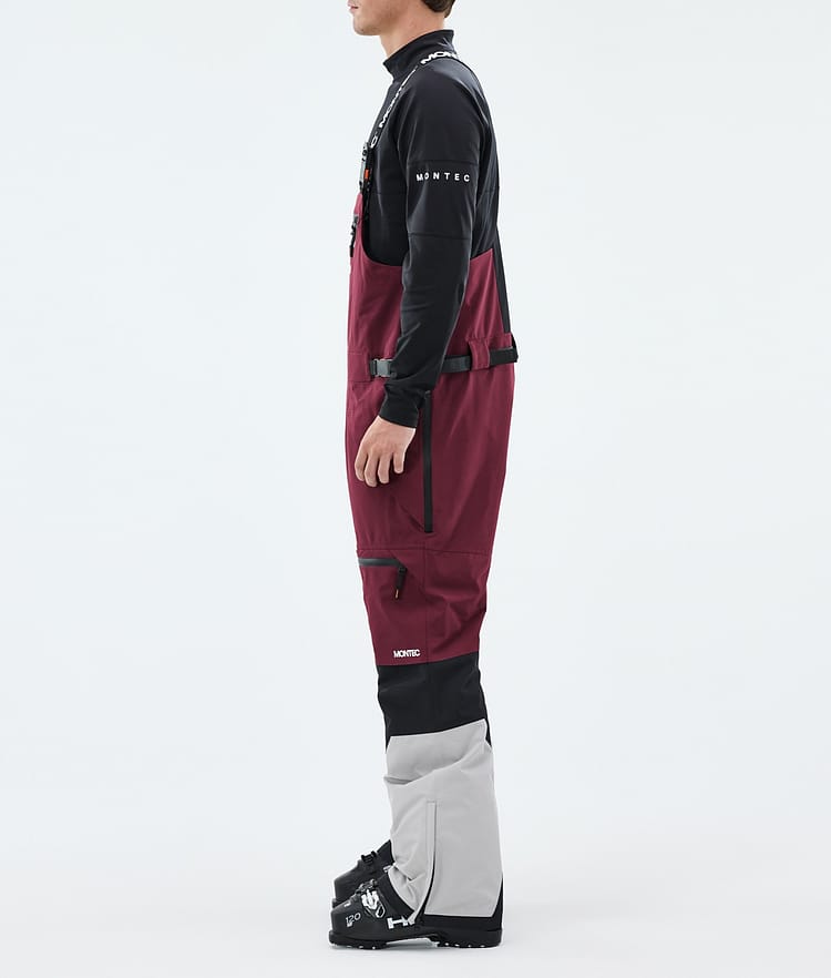 Montec Arch Skibukse Herre Burgundy/Black/Light Grey, Image 2 of 6