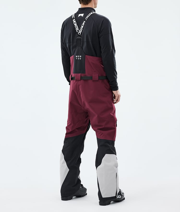 Montec Arch Skibukse Herre Burgundy/Black/Light Grey, Image 3 of 6