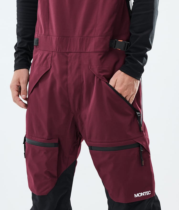 Montec Arch Skibukse Herre Burgundy/Black/Light Grey, Image 4 of 6