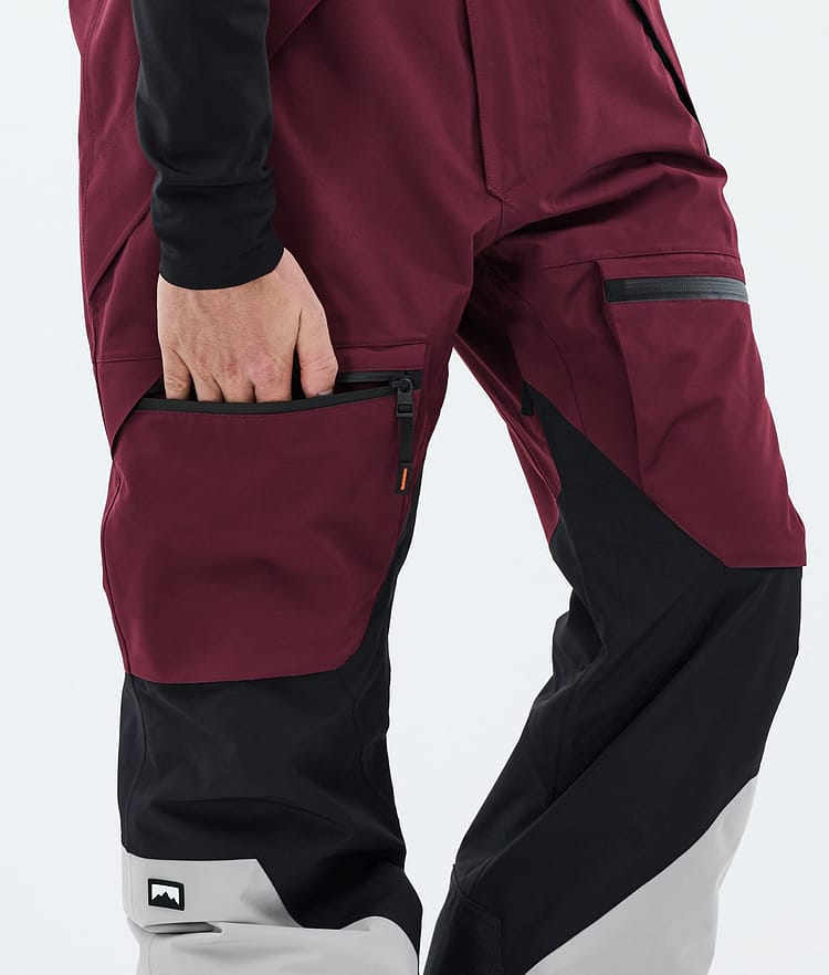 Montec Arch Skibukse Herre Burgundy/Black/Light Grey, Image 6 of 6
