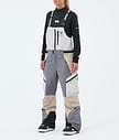 Montec Dozer W Snowboardbukse Dame Light Grey/Light Pearl/Sand