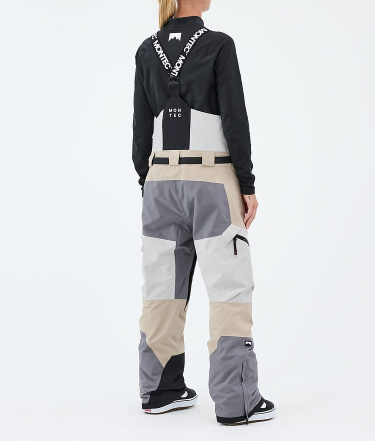 Montec Dozer W Snowboardbukse Dame Light Grey/Light Pearl/Sand, Image 4 of 7
