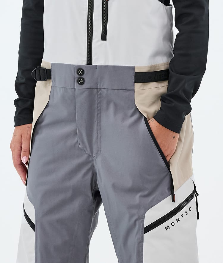 Montec Dozer W Snowboardbukse Dame Light Grey/Light Pearl/Sand, Image 5 of 7
