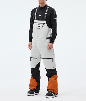 Montec Arch Snowboardbukse Light Grey/Black/Burned Orange