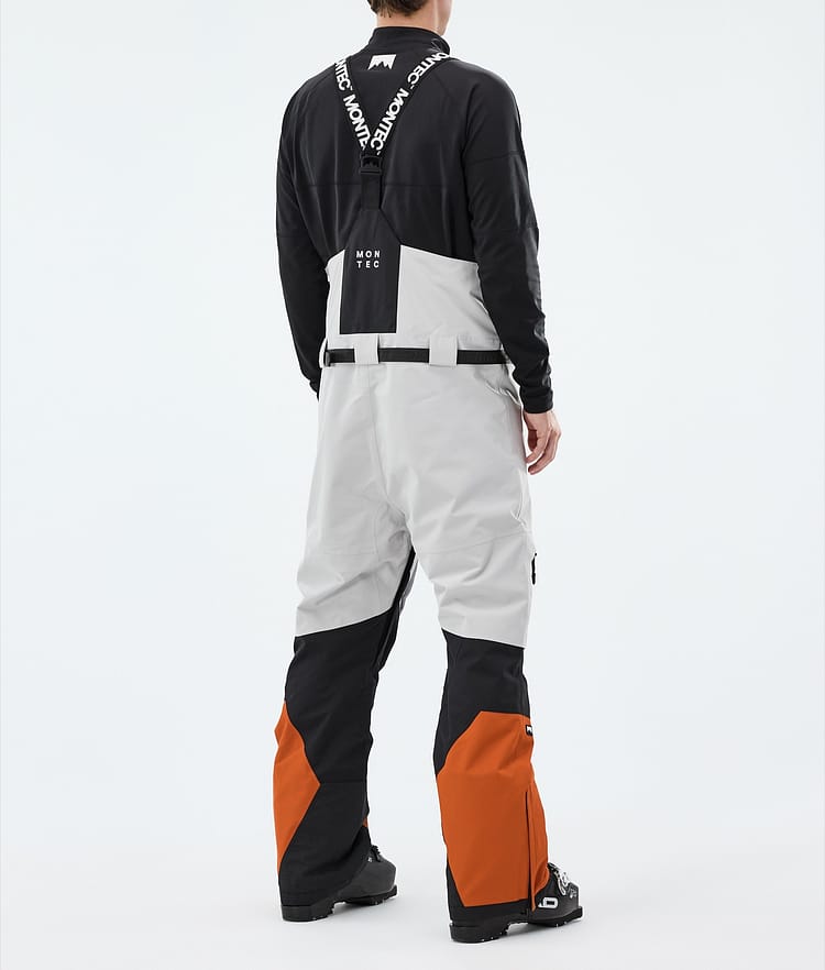 Montec Arch Skibukse Herre Light Grey/Black/Burned Orange, Image 3 of 6