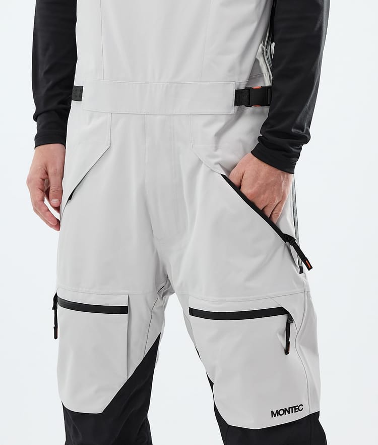 Montec Arch Snowboardbukse Herre Light Grey/Black/Burned Orange, Image 4 of 6