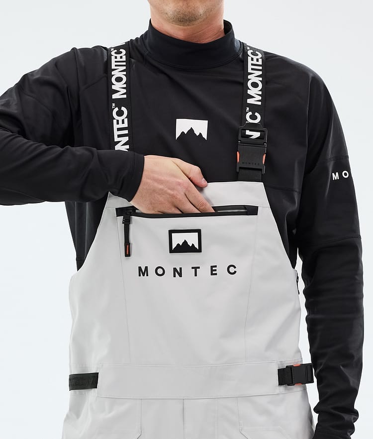Montec Arch Snowboardbukse Herre Light Grey/Black/Burned Orange, Image 5 of 6