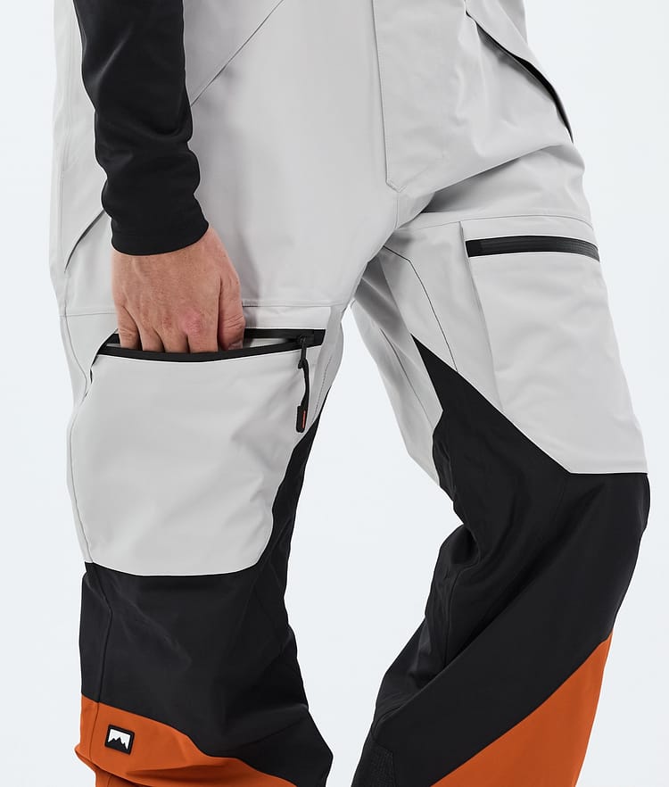 Montec Arch Skibukse Herre Light Grey/Black/Burned Orange, Image 6 of 6