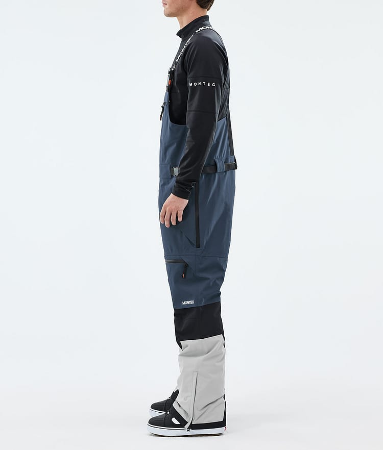 Montec Arch Snowboardbukse Herre Metal Blue/Black/Light Grey, Image 2 of 6