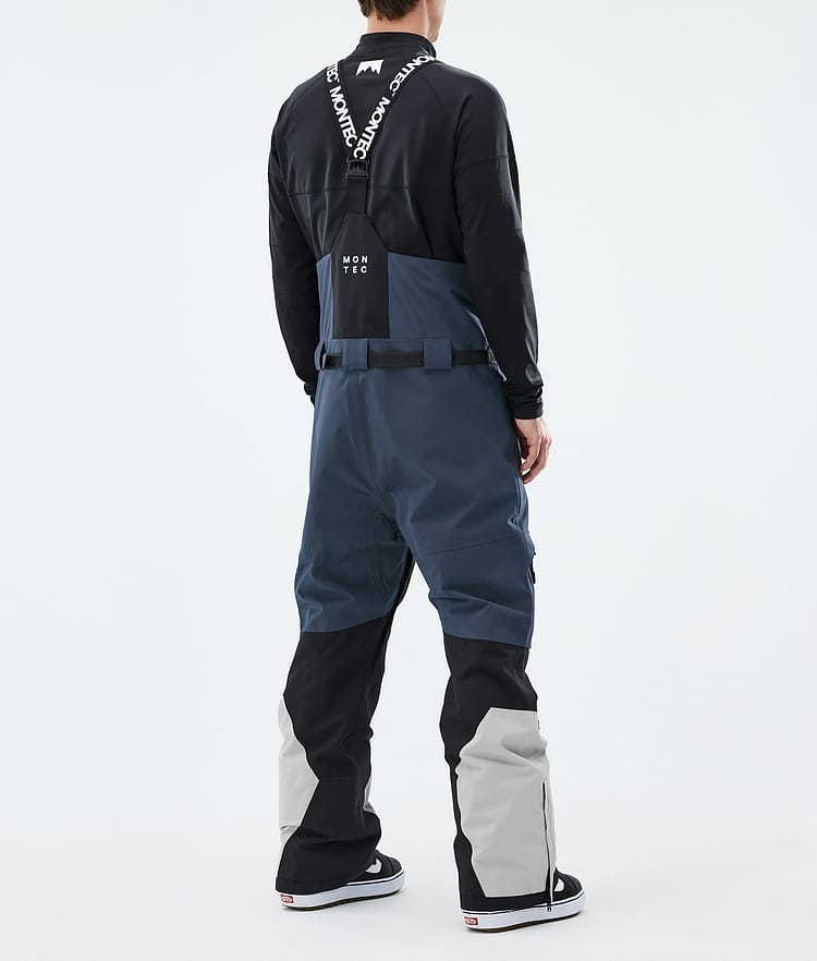 Montec Arch Snowboardbukse Herre Metal Blue/Black/Light Grey, Image 3 of 6