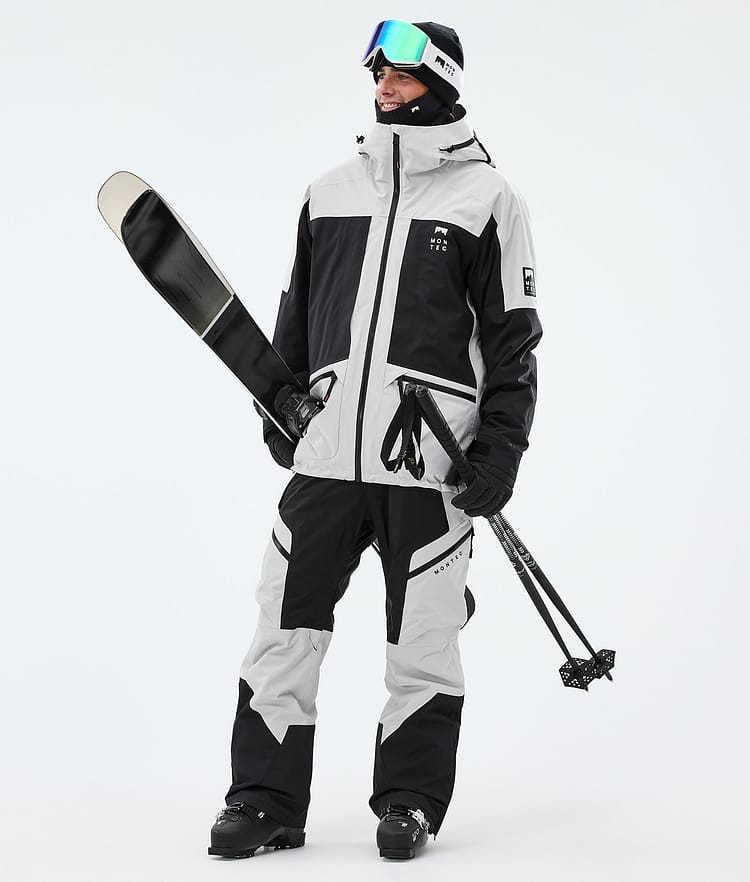 Montec Morpheus Skijakke Herre Light Grey/Black, Image 2 of 9